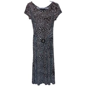 𝅺PERCEPTIONS NEW YORK Ladies Mock Wrap Dress